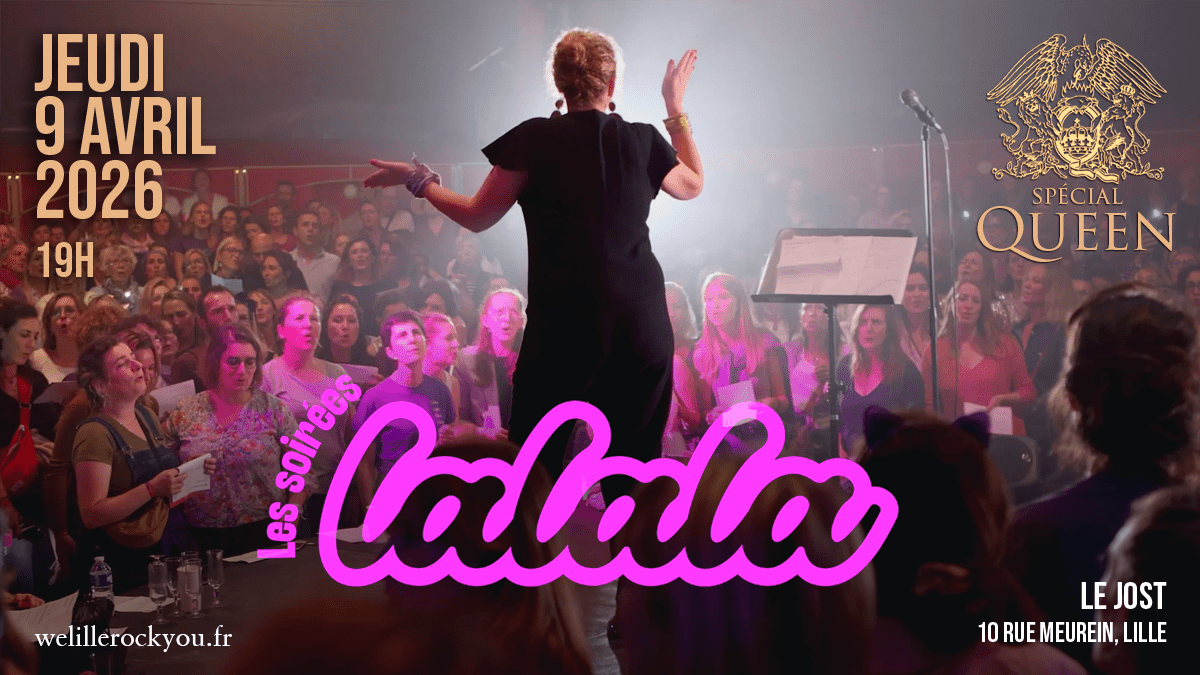 Affiche LaLaLa spécial Queen du jeudi 9 avril 2026