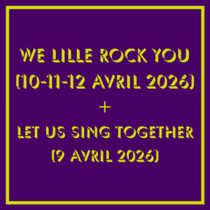 Billet pour We Lille Rock You + Soirée Lalala (9-10-11-12 avril 2026)