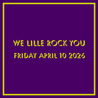 We Lille Rock You ticket for Friday April 10 2026