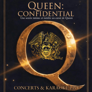 Affiche Queen Confidential - Soirée concerts vendredi 10 avril 2026